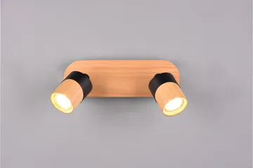 Trio Lighting Aruni Spotlight 2L GU10 Tre/Matt Svart - Belysning - Innendørsbelysning & Lamper - Lamper gang