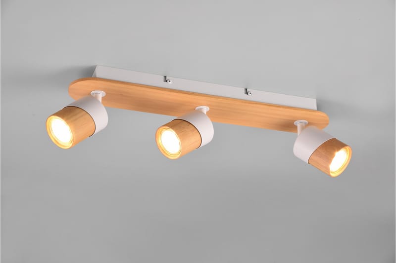 Trio Lighting Aruni spotlight 3L GU10 tre/matt hvit - Belysning - Innendørsbelysning & Lamper - Lamper gang