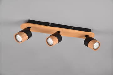 Trio Lighting Aruni Spotlight 3L GU10 Tre/Matt Svart - Belysning - Innendørsbelysning & Lamper - Lamper gang