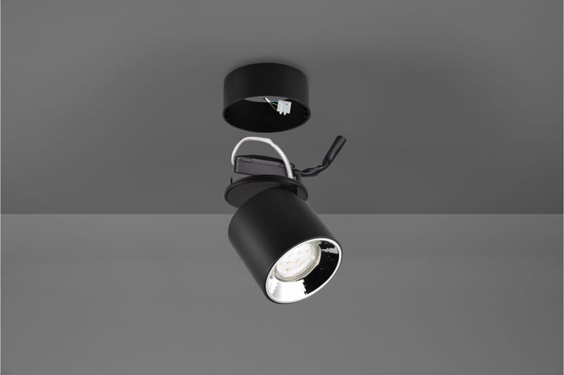 Trio Lighting Guayana Spotlys 1L GU10 matt svart - Belysning - Innendørsbelysning & Lamper - Lamper gang