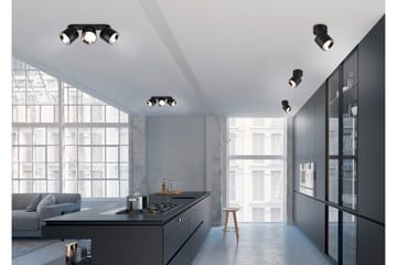 Trio Lighting Guayana Spotlys 1L GU10 matt svart - Belysning - Innendørsbelysning & Lamper - Lamper gang