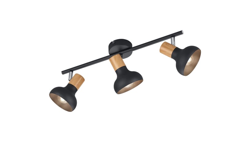 Trio Lighting Latika Spotlight 3L E14 Matt Svart/Tre