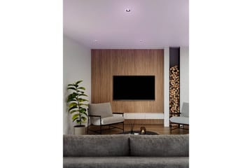 Innfelt Lampe Eglo Calonge RGB 3 stk Svart, Hvit - Svart/Hvit - Belysning - Downlights & spotlights - LED downlight