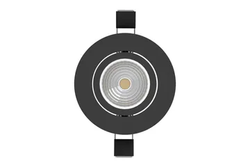 Innfelt Lampe Eglo Saliceto 3 stk Ø88 mm 2700K Svart - Svart - Belysning - Downlights & spotlights - LED downlight