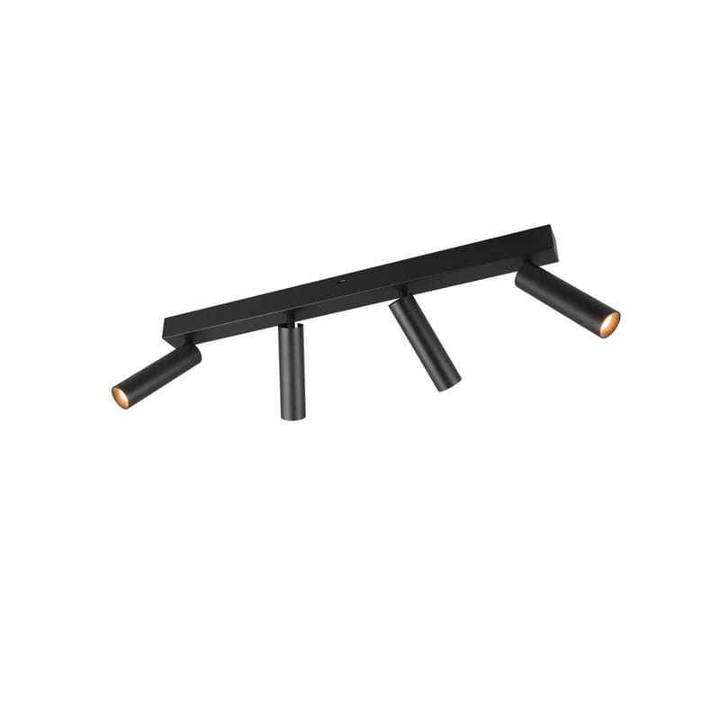 Spot Ambala, 4 lamper, Matt svart