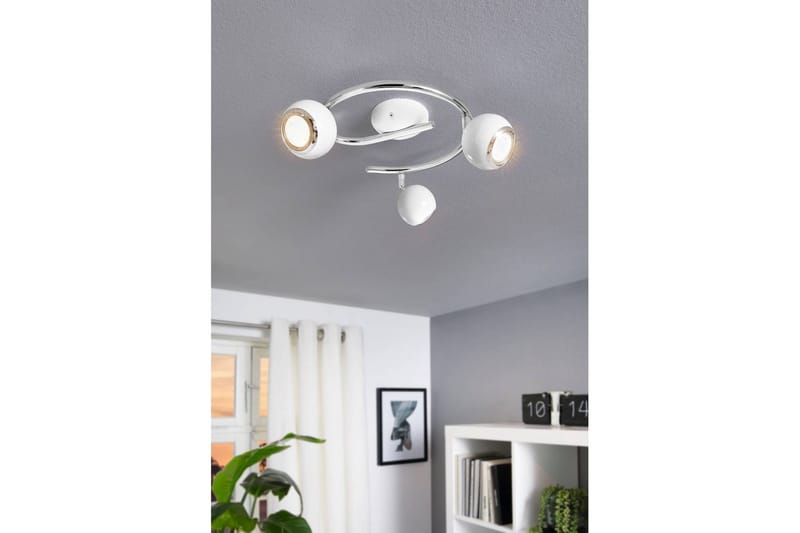 Spotlight Eglo Bimeda med 3 Lamper Hvit, Krom - Hvit/Krom - Belysning - Downlights & spotlights