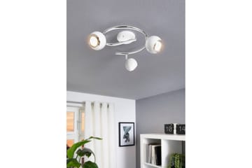 Spotlight Eglo Bimeda med 3 Lamper Hvit, Krom - Hvit/Krom - Belysning - Downlights & spotlights