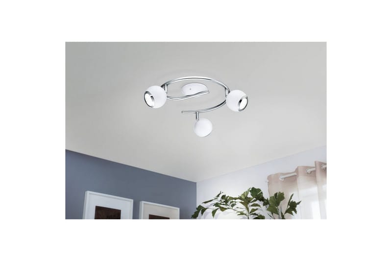 Spotlight Eglo Bimeda med 3 Lamper Hvit, Krom - Hvit/Krom - Belysning - Downlights & spotlights