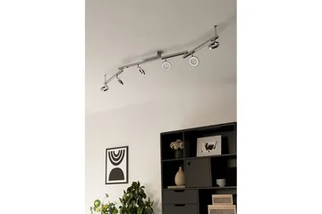 Spotlight Eglo Cardillio 1 med 6 Lamper - Krom/Sølv - Belysning - Downlights & spotlights