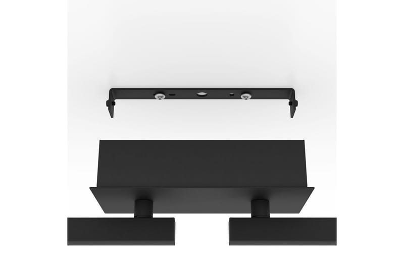 Spotlight Eglo Cardillio 2 med 4 Lamper - Svart - Belysning - Downlights & spotlights