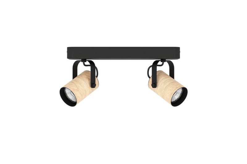Spotlight Eglo Cayuca med 2 lamper - Svart/Brun - Belysning - Downlights & spotlights