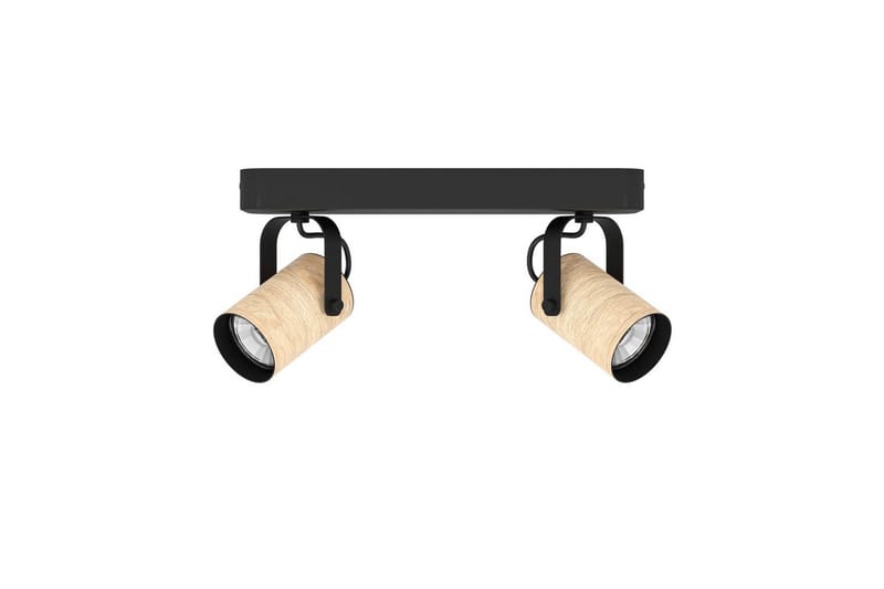 Spotlight Eglo Cayuca med 2 lamper - Svart/Brun - Belysning - Downlights & spotlights