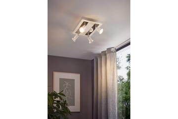 Spotlight Eglo Sarria Kvadrat Hvit, Krom - Hvit/Krom - Belysning - Downlights & spotlights