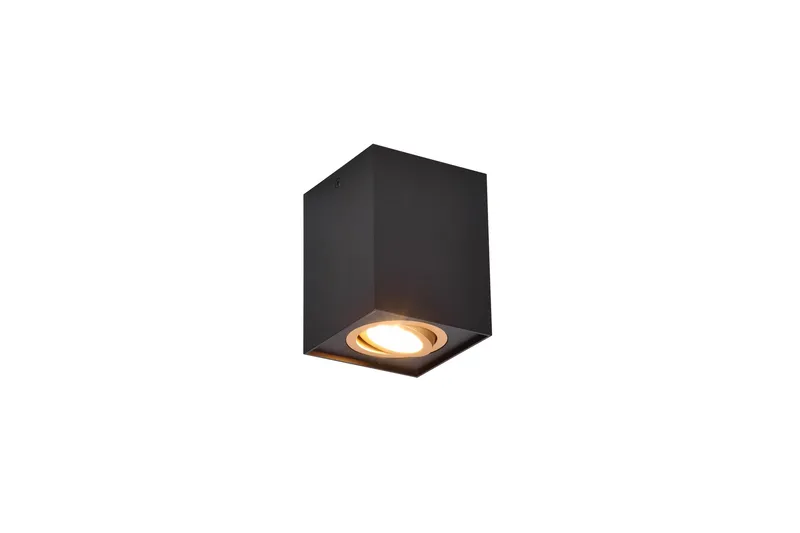 Trio Lighting Biscuit plafond GU10 svart/gull
