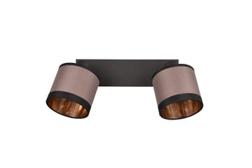 Trio Lighting Davos Spotlight 2L E14 matt svart/greige - Belysning - Downlights & spotlights