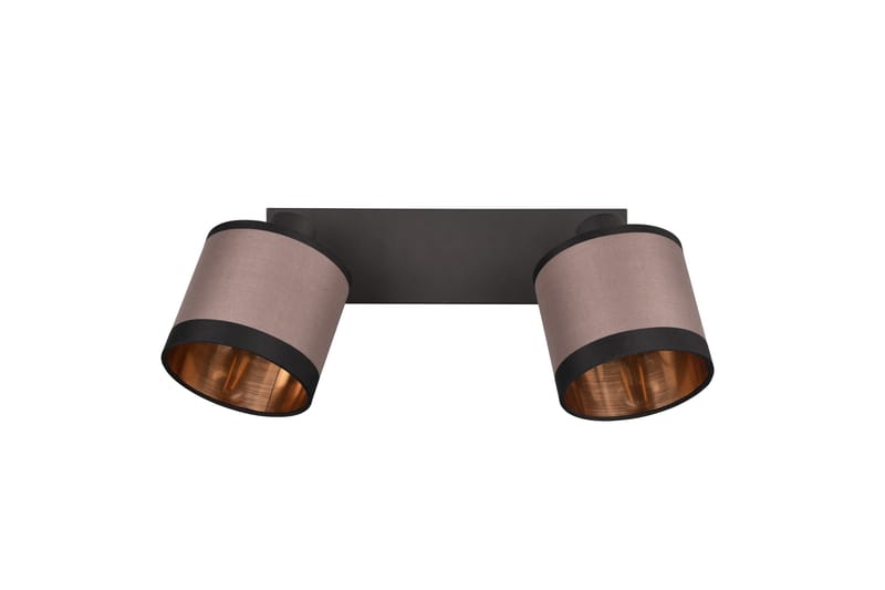 Trio Lighting Davos Spotlight 2L E14 matt svart/greige - Belysning - Downlights & spotlights