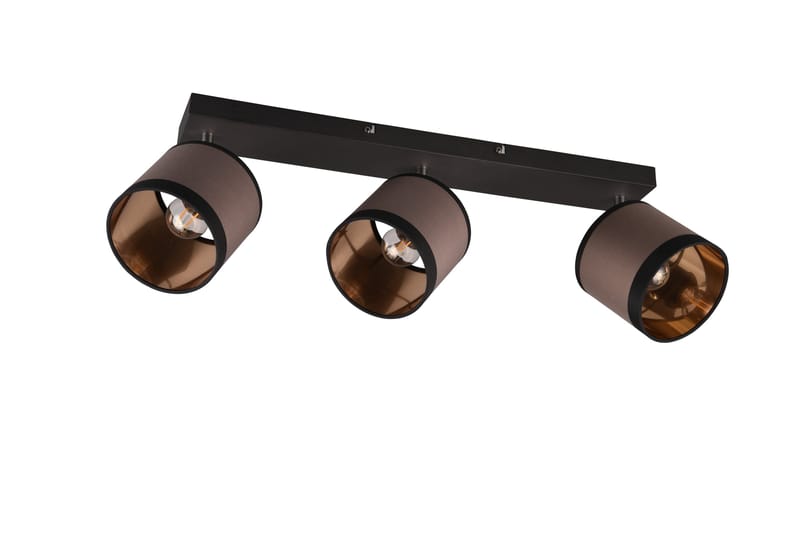 Trio Lighting Davos spotlight 3L E14 matt svart/greige - Belysning - Downlights & spotlights