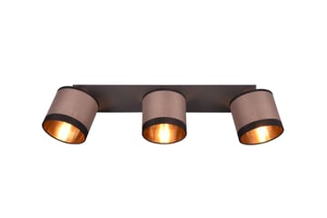 Trio Lighting Davos spotlight 3L E14 matt svart/greige - Belysning - Downlights & spotlights