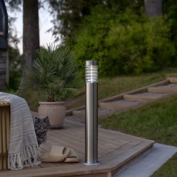 Bologna solcellepullert 80 cm - sølv/klart glass - Belysning - Utendørsbelysning