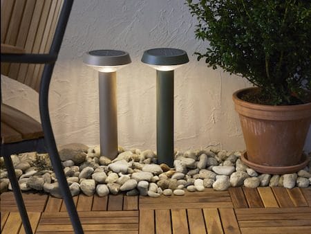 Casa Solcellepullert 45 cm - grønn - Belysning - Utendørsbelysning