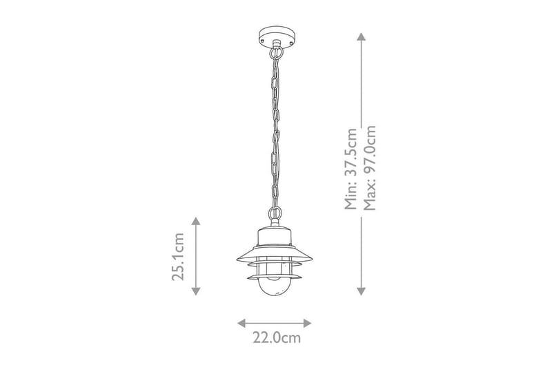 Copenhagen Elstead Lighting Utelampe - Belysning - Utendørsbelysning - Taklampe utendørs