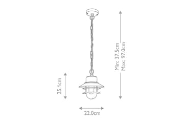 Copenhagen Elstead Lighting Utelampe - Belysning - Utendørsbelysning - Taklampe utendørs