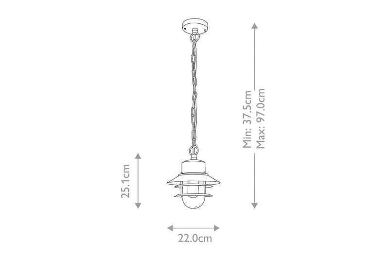 Copenhagen Elstead Lighting Utelampe - Belysning - Utendørsbelysning - Taklampe utendørs