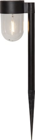 Cupola 2-pakning solcellepullerter 30 cm - svart - Belysning - Utendørsbelysning