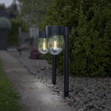 Cupola 2-pakning solcellepullerter 30 cm - svart - Belysning - Utendørsbelysning
