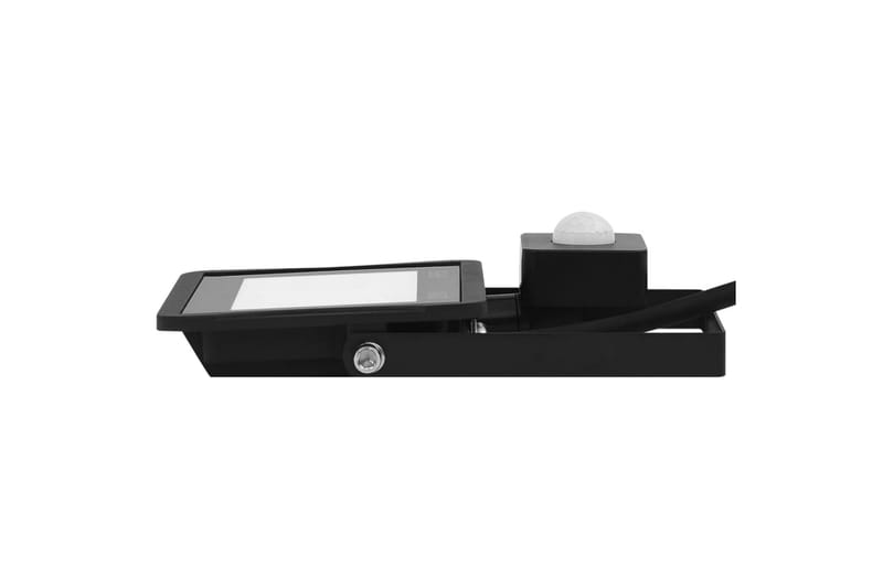 LED-flomlys med sensor 10 W varmhvit - Svart - Fasadebelysning & vegglykter