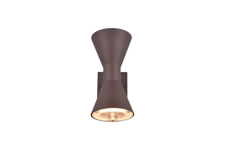 Trio Lighting Ardas Vegglampe 2L GU10 rustikk - Belysning - Utendørsbelysning - Fasadebelysning & vegglykter