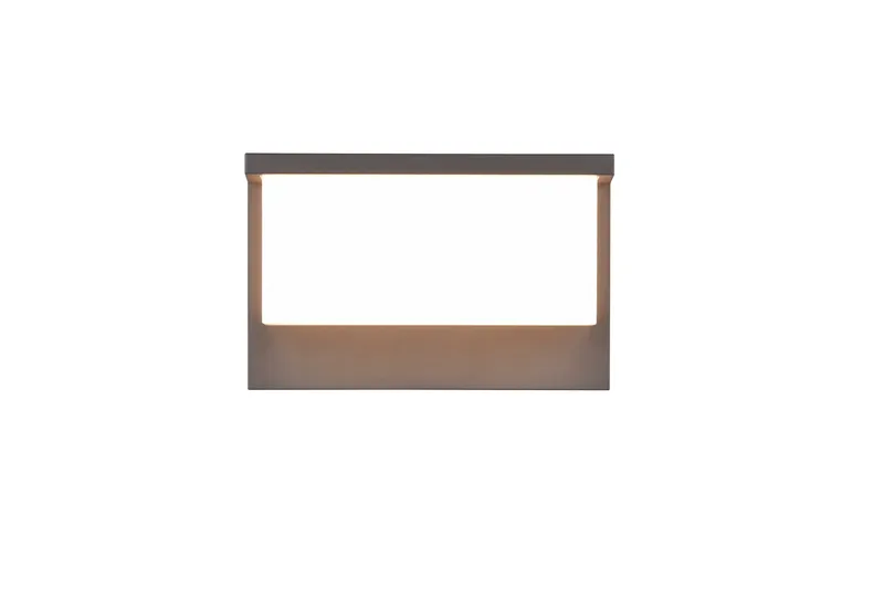 Trio Lighting Nestos LED Vegglampe Antrasitt - Belysning - Utendørsbelysning - Fasadebelysning & vegglykter