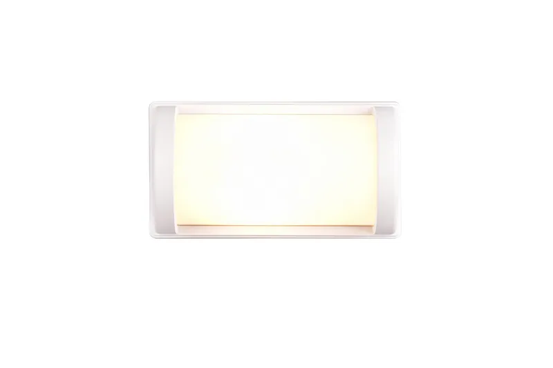 Trio Lighting Puelo vegglampe E27 matt hvit - Belysning - Utendørsbelysning - Fasadebelysning & vegglykter