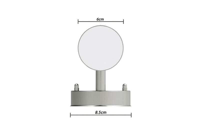 Vegglamper med Bevegelsesdetektor 2stk 11 x 35 cm - Sølv - Fasadebelysning & vegglykter