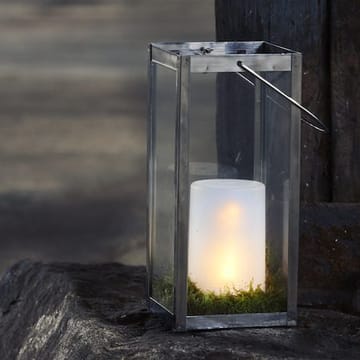 Flame Candle LED-kubbelys 9 cm - hvit - Belysning - Utendørsbelysning - Bordlampe utendørs