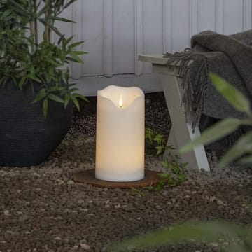 Flamme Grand LED-kubbelys 30 cm - hvit - Belysning - Utendørsbelysning - Bordlampe utendørs
