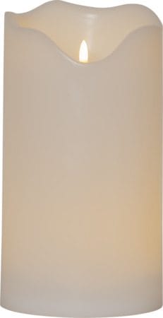Flamme Grand LED-kubbelys 30 cm - hvit - Belysning - Utendørsbelysning - Bordlampe utendørs