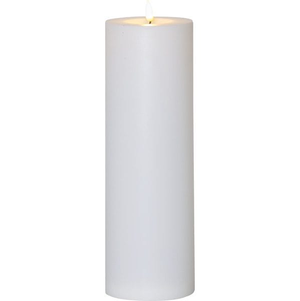 Flamme Rett LED-lys 32,5 cm - hvit - Belysning - Utendørsbelysning - Bordlampe utendørs