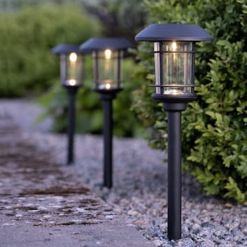 Fride 3-pakning solcellepullerter 34 cm - svart - Belysning - Utendørsbelysning