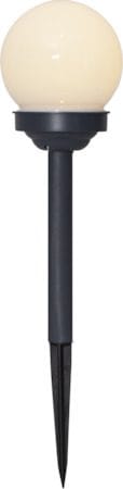 Globus 4-pakning solcellepullerter 27 cm - hvit - Belysning - Utendørsbelysning