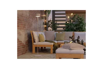 Gulvlampe Eglo Roccanova-L Hvit - Hvit - Belysning - Utendørsbelysning - Gulvlampe utendørs