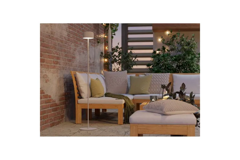 Gulvlampe Eglo Roccanova-L Hvit - Hvit - Belysning - Utendørsbelysning - Gulvlampe utendørs