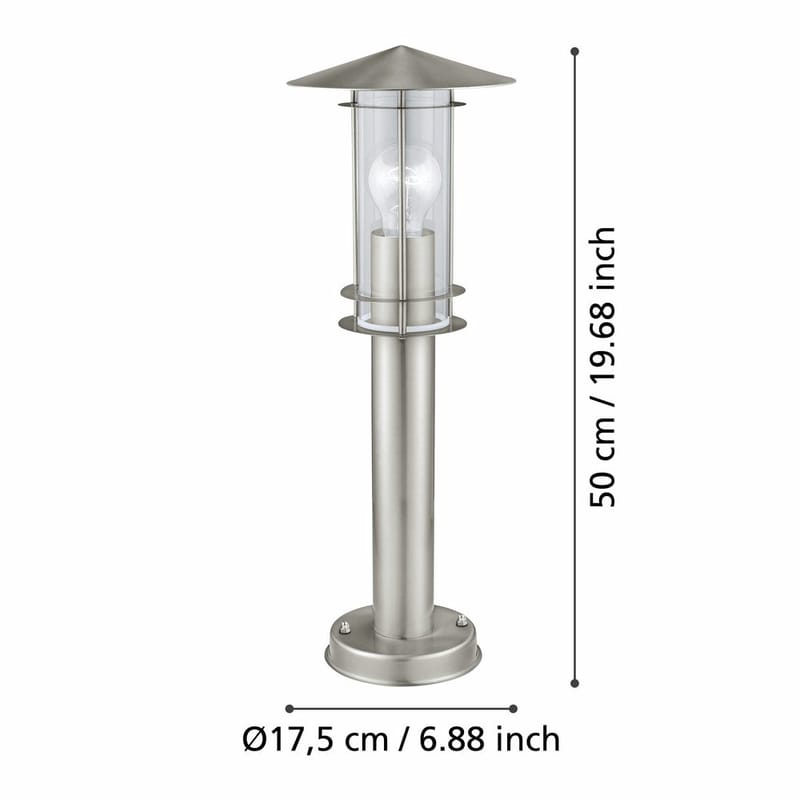 Gulvlampe Lisio - 17,5 cm - Belysning - Utendørsbelysning - Stolpelykt & portlykt