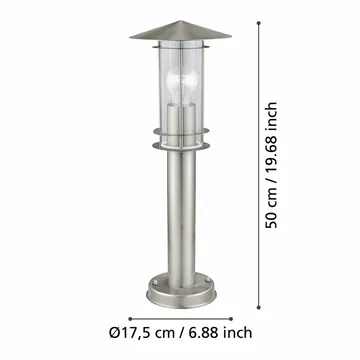 Gulvlampe Lisio - 17,5 cm - Belysning - Utendørsbelysning - Stolpelykt & portlykt