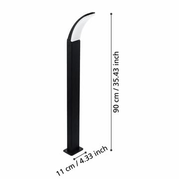 Gulvlys Fiumicino - 11 cm - Belysning - Utendørsbelysning - Stolpelykt & portlykt