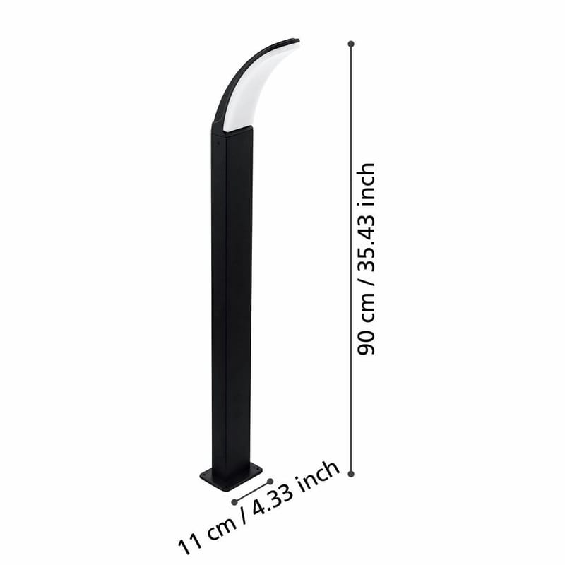 Gulvlys Fiumicino - 11 cm - Belysning - Utendørsbelysning - Stolpelykt & portlykt