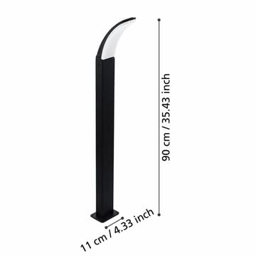 Gulvlys Fiumicino - 11 cm - Belysning - Utendørsbelysning - Stolpelykt & portlykt