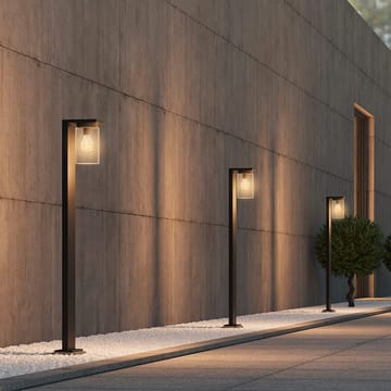 Hagelampe Ardila - 100 cm, Matt svart - Belysning - Utendørsbelysning