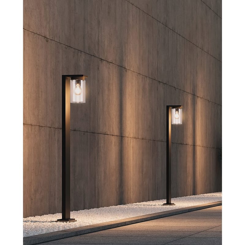 Hagelampe Ardila - 100 cm, Matt svart - Belysning - Utendørsbelysning