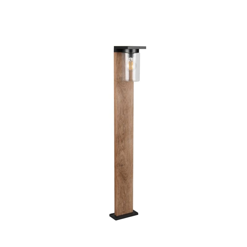 Hagelampe Ardila - 100 cm, Tre/mattsvart - Belysning - Utendørsbelysning